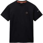 T-shirt Napapijri Badge T-Shirt Black