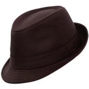 Chapeau Chapeau-Tendance Chapeau trilby façon cuir MAX T56