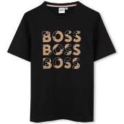 T-shirt enfant BOSS Tee shirt junior noir J51200/09B