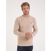 Pull Camberabero Pull col rond uni beige