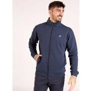 Pull Camberabero Sweat zippé marine avec broderie