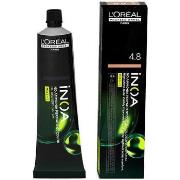 Colorations L'oréal Inoa Coloration Permanente Sans Ammoniaque 4.8