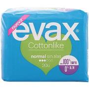 Accessoires corps Evax Cottonlike Serviettes Normales Sans Ailes 20 Un...