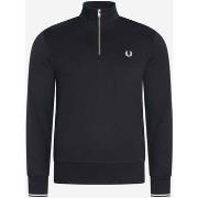 Pull Fred Perry Sweat demi-zippé - noir