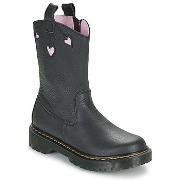 Boots enfant Dr. Martens Bex Heart P-O Boot J Black Classic Nappa