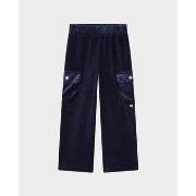 Pantalon enfant Billieblush Pantalon en velours bleu pour fille