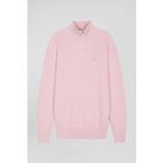 Sweat-shirt Eden Park Pull demi-zip rose