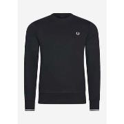 Pull Fred Perry Sweat à col ras du cou - noir