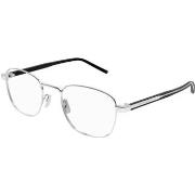 Lunettes de soleil Saint Laurent SL 699 Cadres Optiques, Argent/Transp...