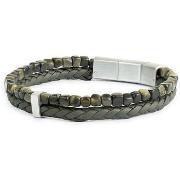 Bracelets Gemini Bracelet homme Gemini Double Green M-L