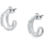 Boucles oreilles Cleor Boucles d'oreilles en argent 925/1000 et zircon