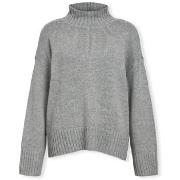 Pull Object Noos Agnes LO Knit - Medium Grey Melange