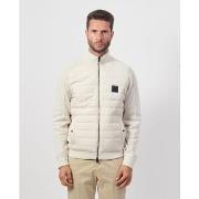 Blouson BOSS Blouson homme zippé en laine vierge mélangée