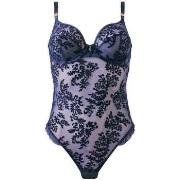 Bodys Brigitte Bardot Body bleu marine Festival