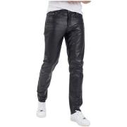 Pantalon Daytona Pantalon cuir homme Ref 54874 Noir