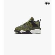 Baskets basses Air Jordan Jordan 4 Craft Olive Enfant