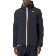 Blouson K-Way Veste Jack St Warm Rversible Bleu Beige