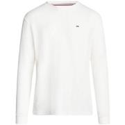 Sweat-shirt Tommy Jeans Pull homme Ref 63673 YBH Blanc