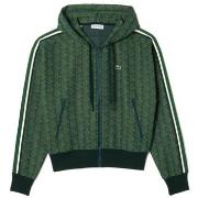 Sweat-shirt Lacoste SWEATSHIRT À CAPUCHE FEMME JACQUARD MONOGRAMME VER...