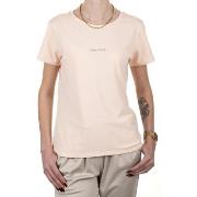 T-shirt Teddy Smith Tee Shirt RIBELLE Peach