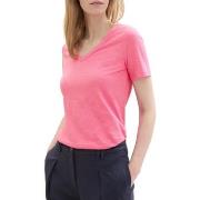 T-shirt Tom Tailor Tee-shirt Carmine Pink