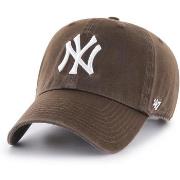 Casquette '47 Brand 47 CAP MLB NEW YORK YANKEES CLEANUP BROWN