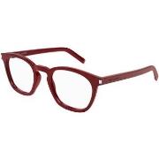 Lunettes de soleil Saint Laurent SL 28 OPT Cadres Optiques, Rouge/Tran...