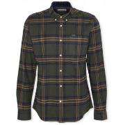 Chemise Barbour Shirt Portdown Tailored - Olive