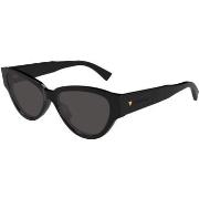 Lunettes de soleil Bottega Veneta BV1319S Lunettes de soleil, Noir/Gri...