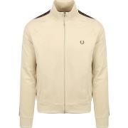 Sweat-shirt Fred Perry Jack Contrast Tape Ecru