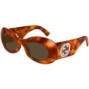 Lunettes de soleil Gucci GG1696S Lunettes de soleil, Havana/Marron, 51...