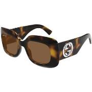 Lunettes de soleil Gucci GG1695S Lunettes de soleil, Havana/Marron, 51...