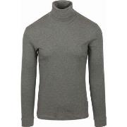 Sweat-shirt Marc O'Polo Pull Col Roulé Gris