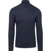 Sweat-shirt Marc O'Polo Pull Col Roulé Marine