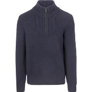 Sweat-shirt BOSS Pull Half Zip Kurano Marine