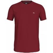 T-shirt Tommy Jeans T shirt Slim Ref 63586 XIT Rouge