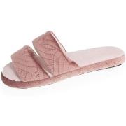 Chaussons Isotoner Chaussons sandales extra-light en microvelours