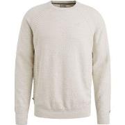 Sweat-shirt Cast Iron Pull Heather Plated Ecru