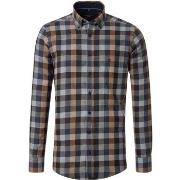 Chemise Casa Moda Chemise Gris A Carreaux