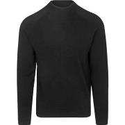 Sweat-shirt Blue Industry Pull Col Roulé Noir