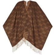 Echarpe Liu Jo Poncho avec logo monogramme jacquard