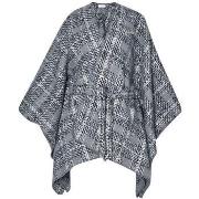 Echarpe Liu Jo Poncho pied-de-poule avec ceinture