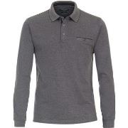 Sweat-shirt Casa Moda Polo Manches Longues Gris