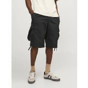 Short Jack &amp; Jones 12254398 PARACHITE-BLACK