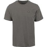 T-shirt Knowledge Cotton Apparel T-shirt Anthracite