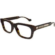 Lunettes de soleil Gucci GG1731O Cadres Optiques, Havana/Transparent, ...