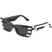 Lunettes de soleil Jimmy Choo JC5009 Lunettes de soleil, Blanc noir/Gr...