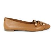 Chaussures Top3 BAILARINA DE PIEL CUERO CON TRIPLE HEBILLA 24661