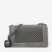 Sac Bandouliere Marc Ellis FLAT M BALL_24-GUN METAL / SATIN CDF