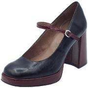 Chaussures escarpins Wonders H-5941 Menorca Nero